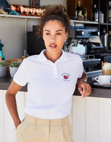 Ladies 65 / 35 Polo - White / XS