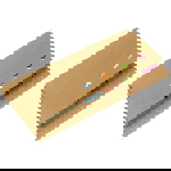 Haftnotizenset, Lineal, Kugelschreiber, Haftnotizen