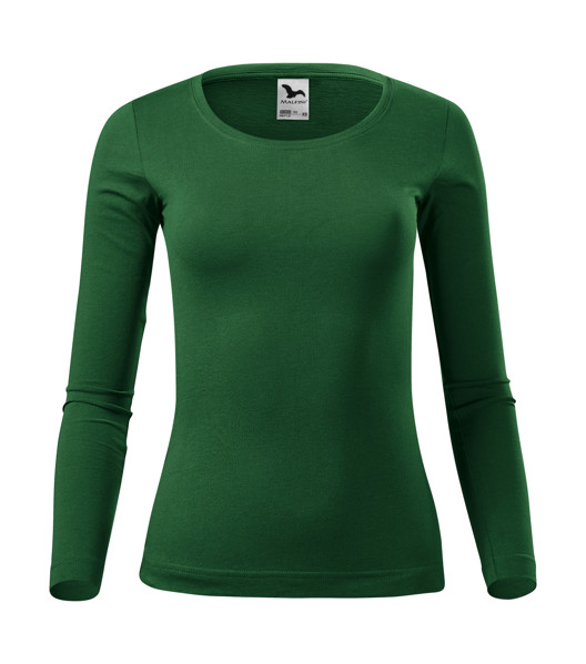 Triko Dámské Malfini® Fit-T Ls - Lahvově Zelená / 2XL