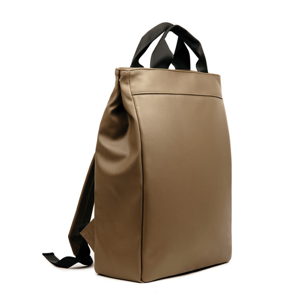VINGA Bermond RCS recycled PU backpack - Brown