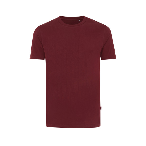 T-shirt en coton recyclé Iqoniq Bryce - Rouge Bordeaux / S