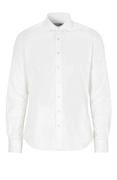Cottover Gots Twill Slim Fit Man white 40