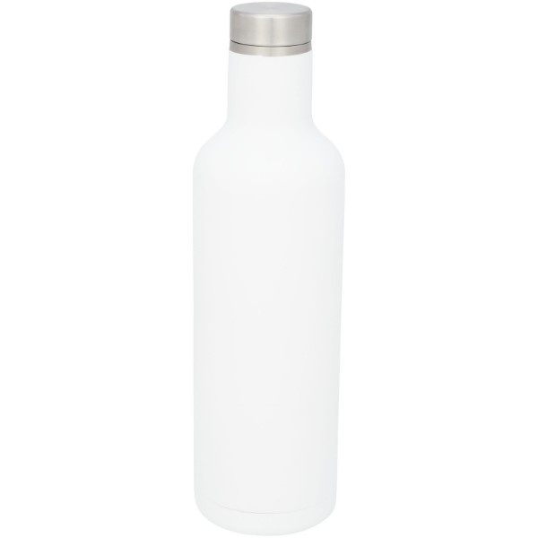Bouteille Pinto avec isolation par le vide et couche de cuivre 750ml - Blanc
