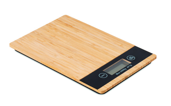 Precizna digitalna kuhinjska tehtnica bambus, kapaciteta 5kg