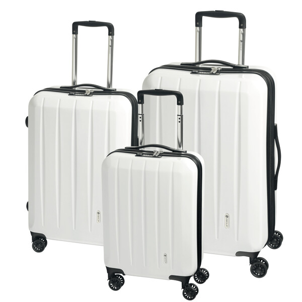 Trolley set, 3-pcs. LONDON 2.0 - white