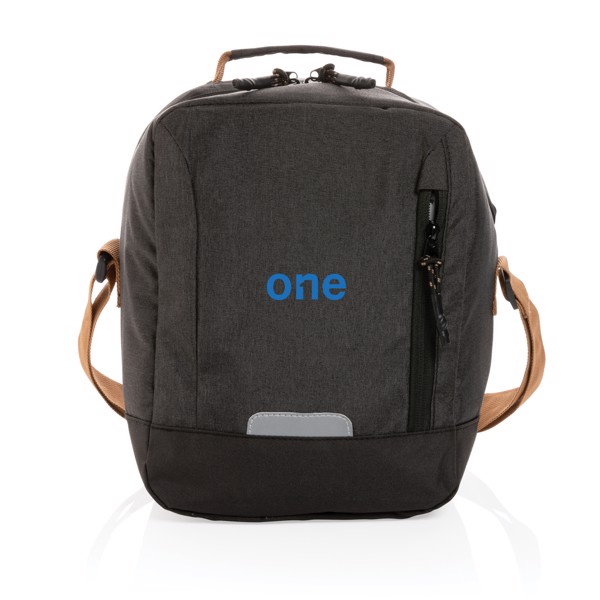 Urban outdoor chladící taška Impact z RPET AWARE™ - Černá