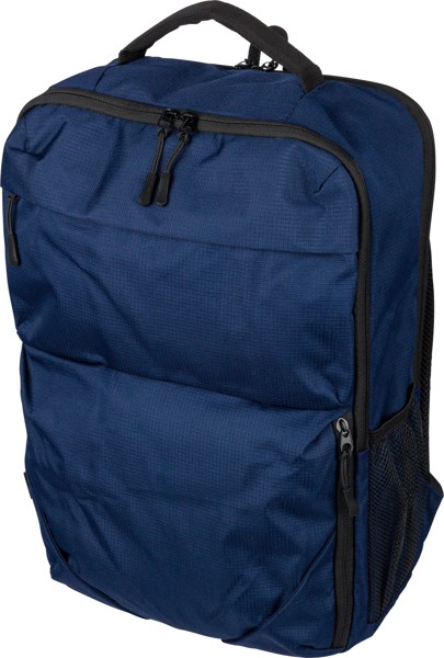 rPET (300D) polyester Ocean Bound Rugzak Tova - zwart