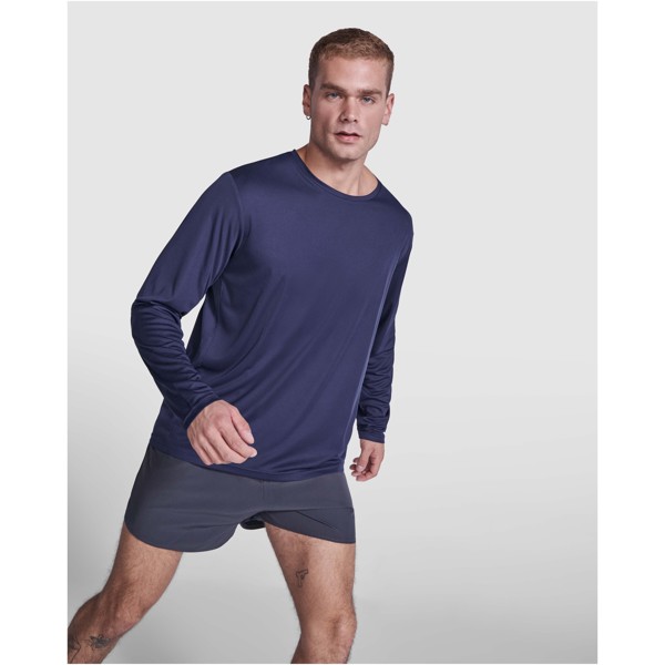 T-shirt a maniche lunghe unisex Estoril - Nero / S