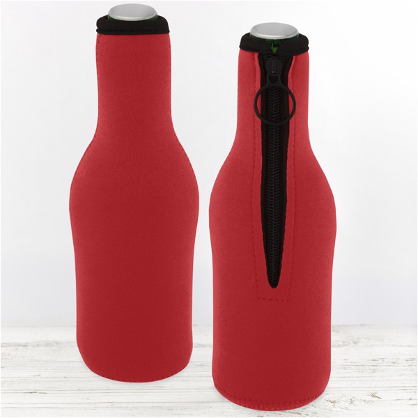 Manchon Fris en néoprène recyclé pour bouteille - Rouge