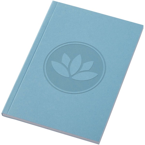 Cahier Novella AustenColours A6 recyclé à couverture souple de 50 feuilles - Bleu