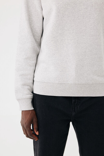 Mikina IQONIQ Torla z recyklované bavlny - Light Heather Grey / XL