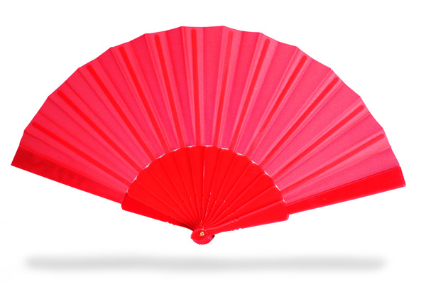 Eventail Fanny - Rouge