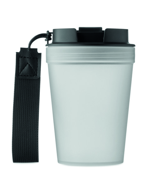 Copo de parede simples 300 ml Isforden Tumbler - Branco Transparente