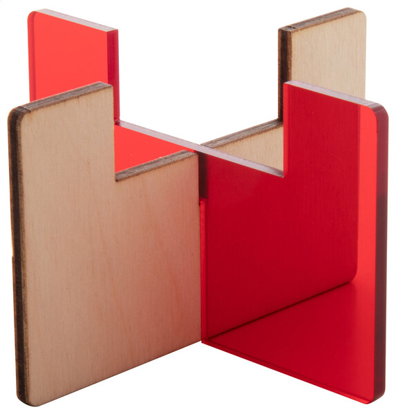 Candle Holder Candix - Transparent Red
