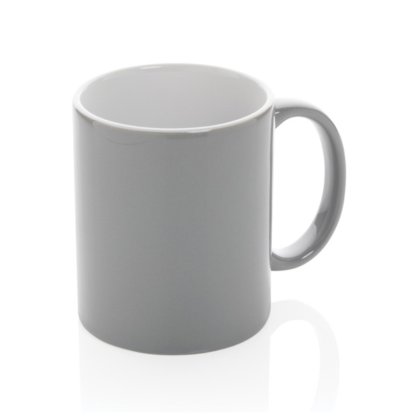 Základný keramický hrnček 350ml - Sivá