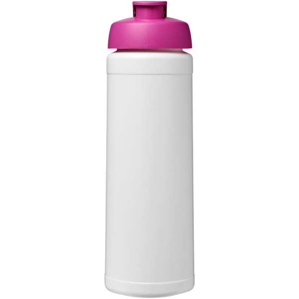 Bidon Baseline® Plus o pojemności 750 ml z wieczkiem zaciskowym - Biały / Różowy