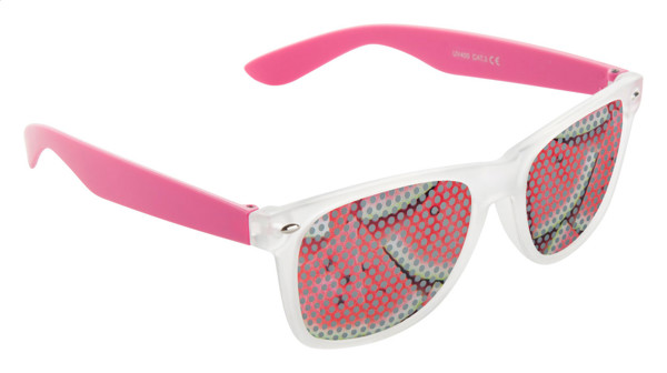 Napszemüveg Harvey - Pink / Frosted Fehér