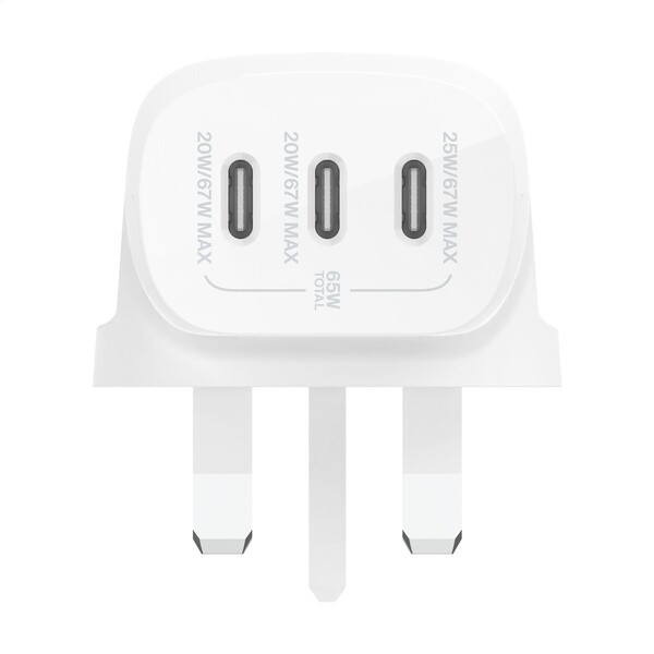 Belkin BoostCharge 3-Port Wall Charger prise de charge