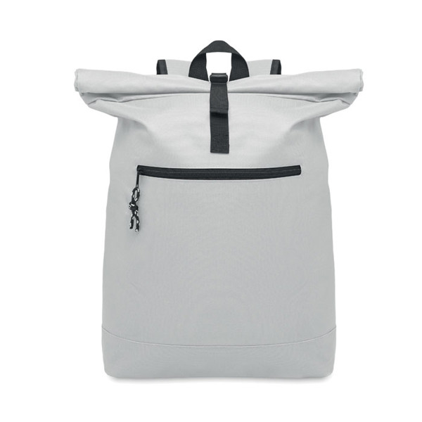 600Dpolyester rolltop backpack Irea - White