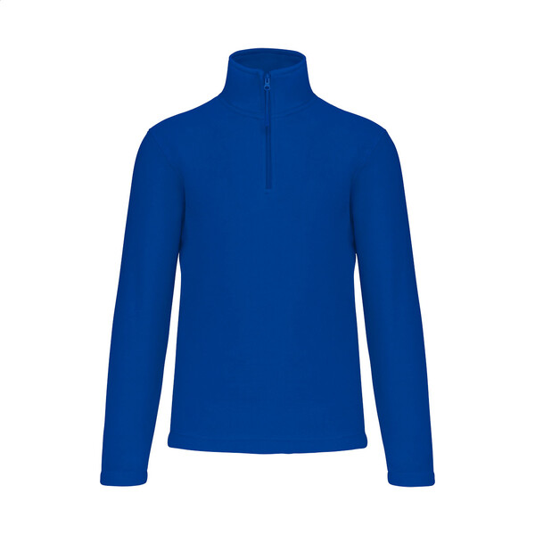 Veste polaire à fermeture éclair courte KA912 - Bleu / XL