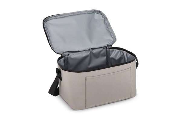 Sac isotherme R-PET 600D pour 6 canettes 25 x 14,5 x 15,5 cm 5 L - Gris