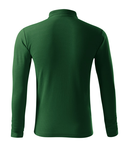 Polokošile Pánská Malfini® Pique Polo Ls - Lahvově Zelená / XL