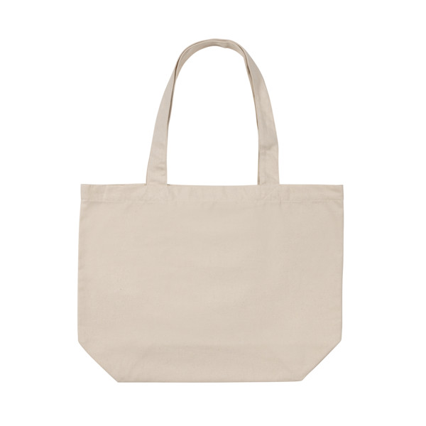 Impact Aware™ 240 gsm rcanvas shopper w/pocket undyed - Off White
