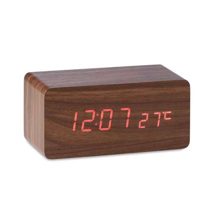 Reloj Despertador Cargador Inalámbrico -3 Alarmas - Temperatura