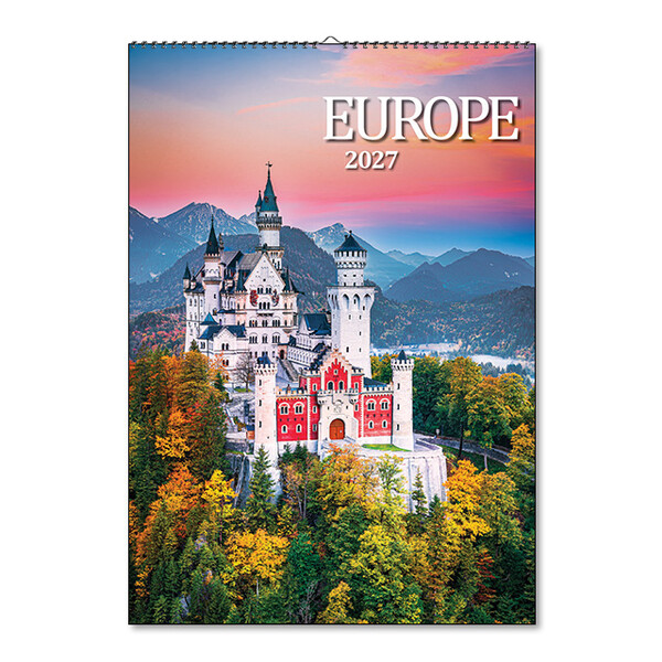 Nástenný kalendár Europe 2027