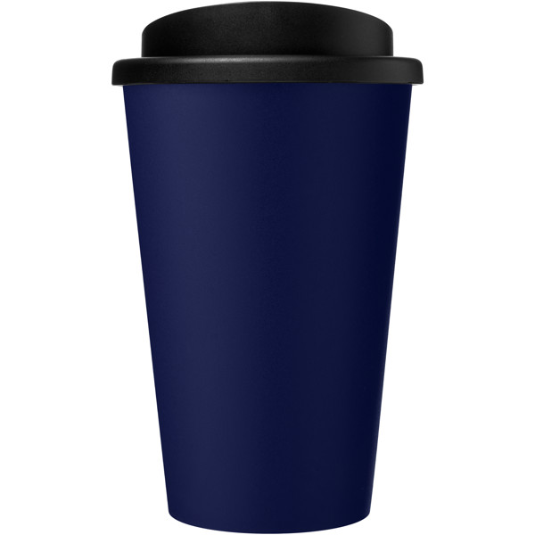Gobelet isolant recyclé Americano® 350ml - Bleu / Noir