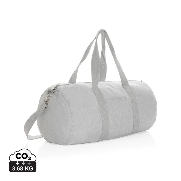 Sac de sport en toile recyclée et non teintée Impact AWARE™ - Gris