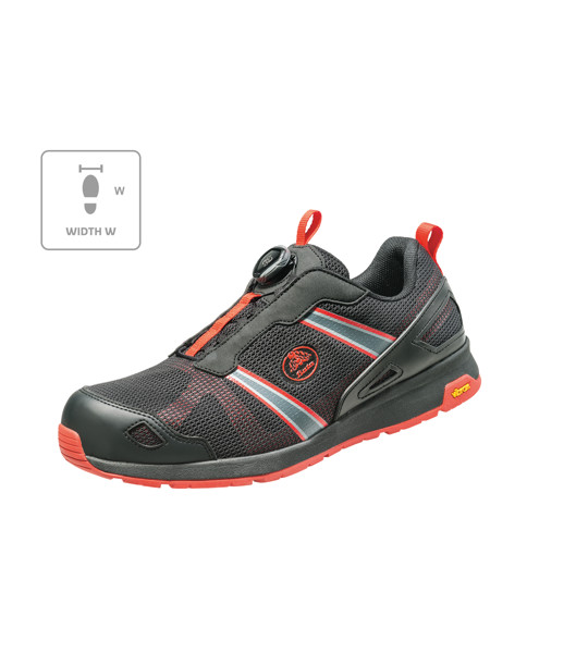 Polobotky unisex Bata Industrials Bright 041 W - Černá / 36