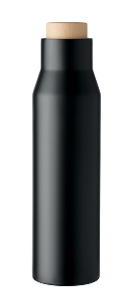 Dvojstenná 500 ml fľaša Dudinka - Čierna