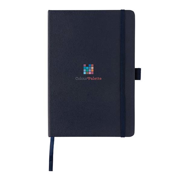 Sam A5 RCS certified bonded leather classic notebook - Navy