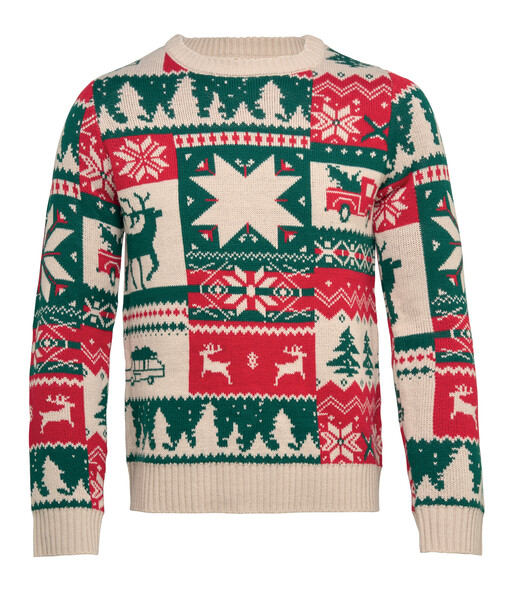 Christmas knitted sweater S-M Shimis