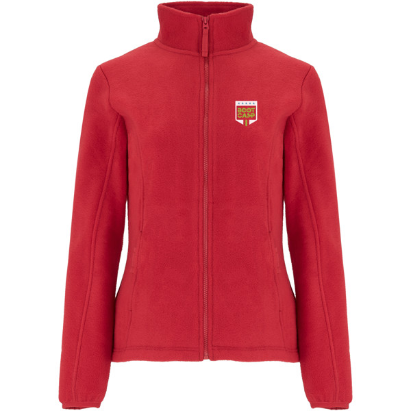 Veste Artic en polaire entièrement zippée pour femme - Rouge / L