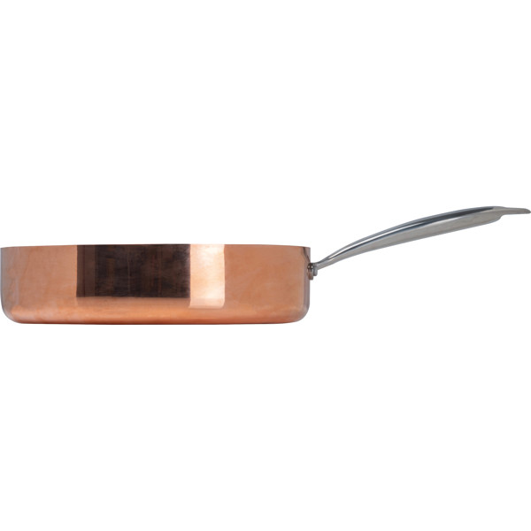 CrisMa copper frying pan with high rim BERTHA - Copper