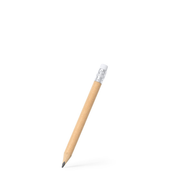 Mini personalized wooden pencil with eraser