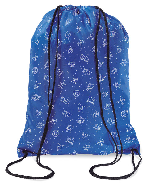 Large full colour polyester drawstring bag - Full colour