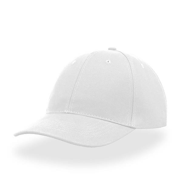 Boné Liberty Six, 100% Algodão Escovado - Branco