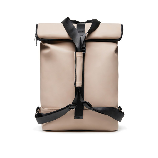 Vinga Baltimore bike bag, 17 inch laptop pocket - Greige