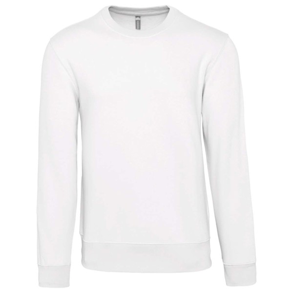 Crew Neck Sweatshirt - White / 2XL