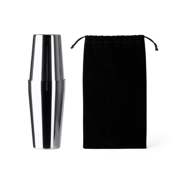 Personalized stainless steel 304 cocktail set with 580 ml shaker and carry bag