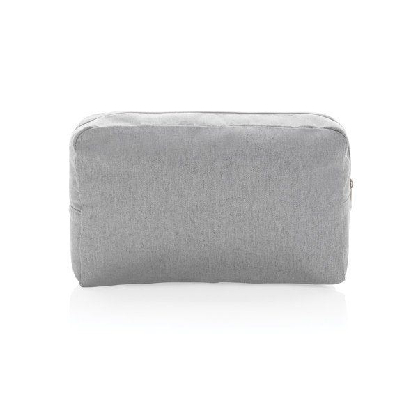 Impact Aware toiletry bag, recycled canvas 285 gsm - Grey