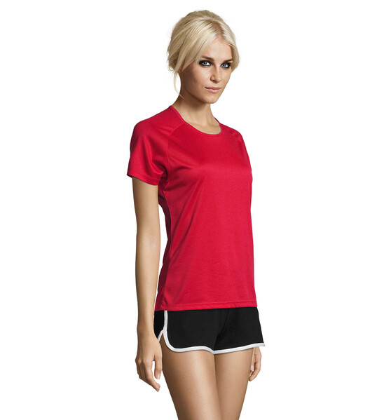 SPORTY T-SHIRT SENHORA 140g Sporty Women - VermelhoM