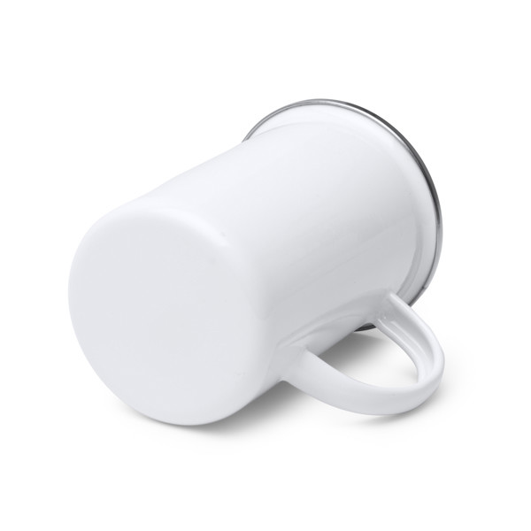 Personalised enamel metal mug 380 ml