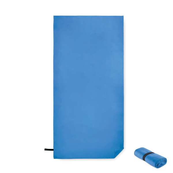 Serviette microfibre double fac Waxoff - Bleu