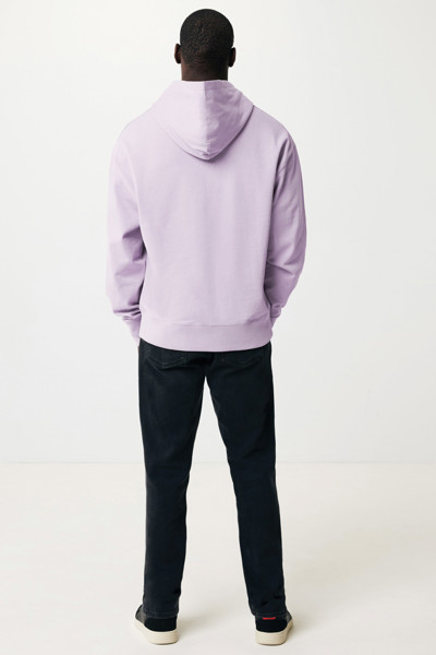 Sweat à capuche en coton recyclé Iqoniq Yoho - Lavender / XS