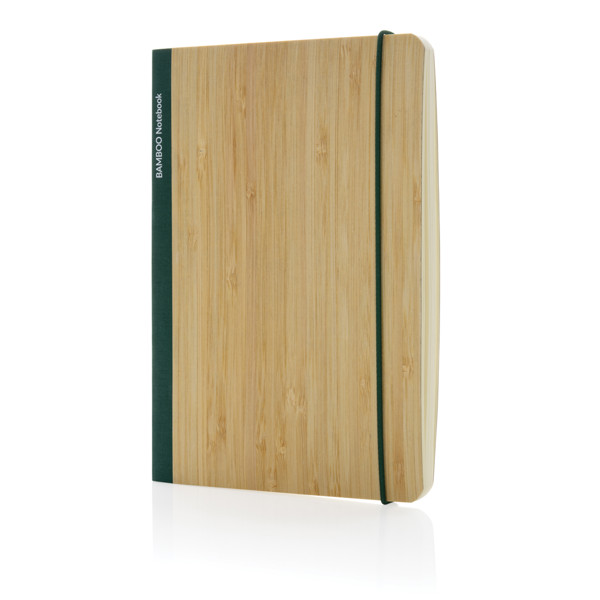Carnet de notes A5 en bambou Scribe - Vert
