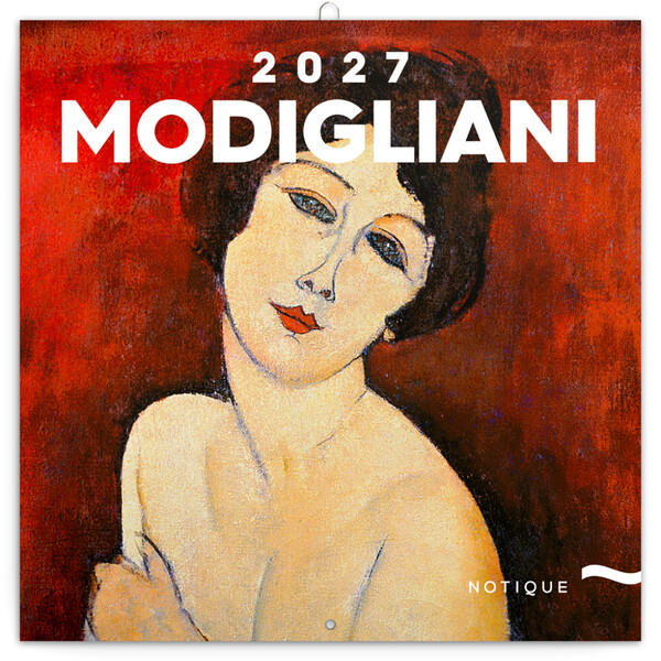Notique Poznámkový Kalendář Amedeo Modigliani 2027, 30 x 30 cm - Východní